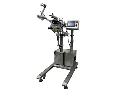 Étiqueteuse automatique en ligne pour surfaces planes