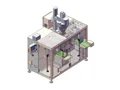 Ensacheuse horizontale pour sachets préformés en poudre