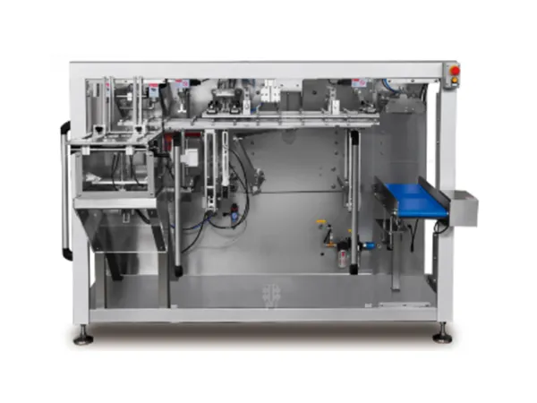 Ensacheuse horizontale pour sachets préformés liquides et pâtes