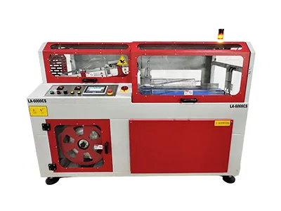 Machine automatique de suremballage rétractable avec soudeuse en L