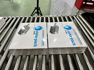Machine automatique de suremballage rétractable avec soudeuse en L