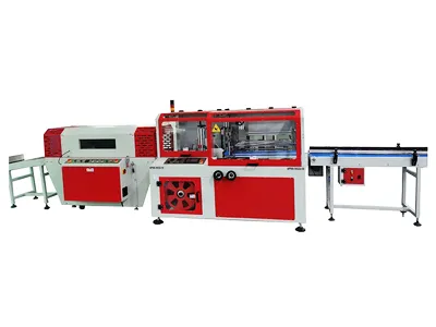 Machine automatique de suremballage rétractable avec soudeuse latérale