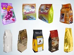 Ensacheuse verticale VFFS pour sachets quatre soudures